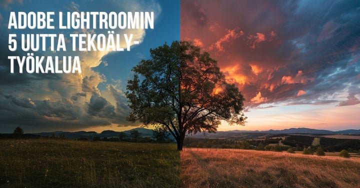 Adobe Lightroom – 5 uutta tekoälypohjaista työkalua