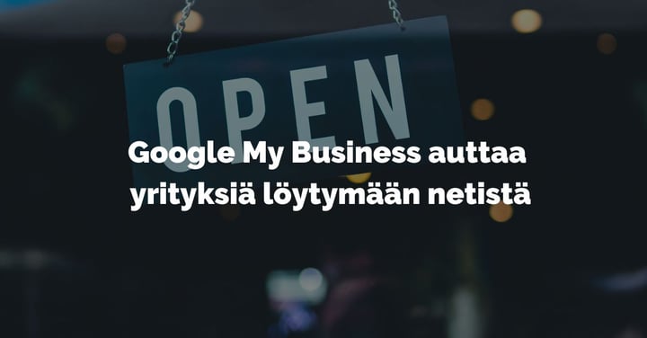 Googlen yritysprofiili auttaa yrityksiä löytymään Googlesta