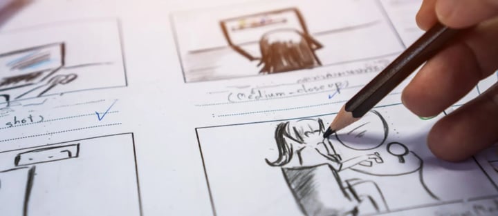 Kuvitus artikkeliin: StoryBrand videon käsikirjoituksessa