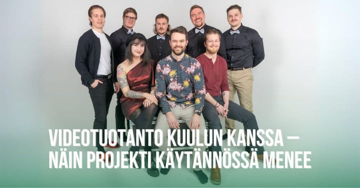 Kuvitus artikkeliin: Videotuotanto Kuulun kanssa: miten projekti etenee käytännössä?