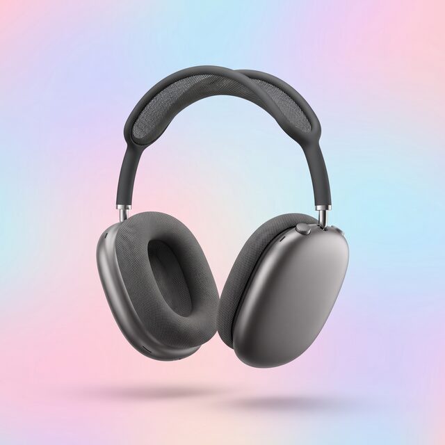 3D-renderi, kuulokkeet
