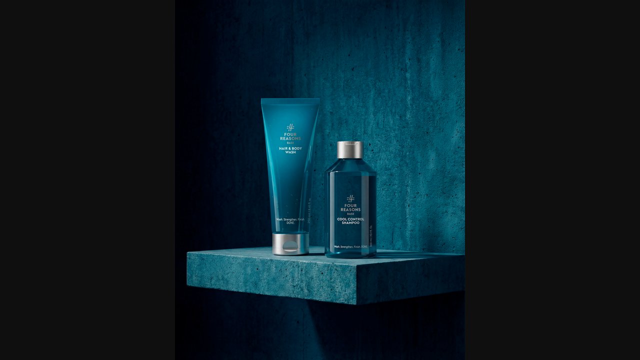 Four Reasons BASE: Hair & Body Wash ja Cool Control